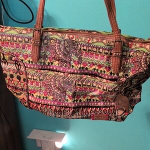 Sakroots Multicolor Patterned Tote Bag